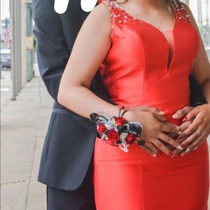 Red prom dress